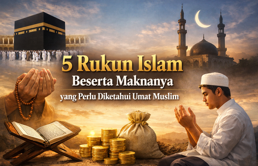 5 Rukun Islam Beserta Maknanya yang Perlu Diketahui Umat Muslim - Islami