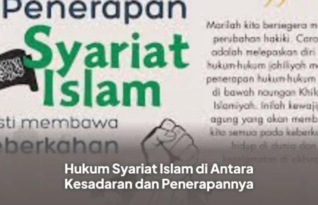 Hukum Syariat Islam di Antara Kesadaran dan Penerapannya