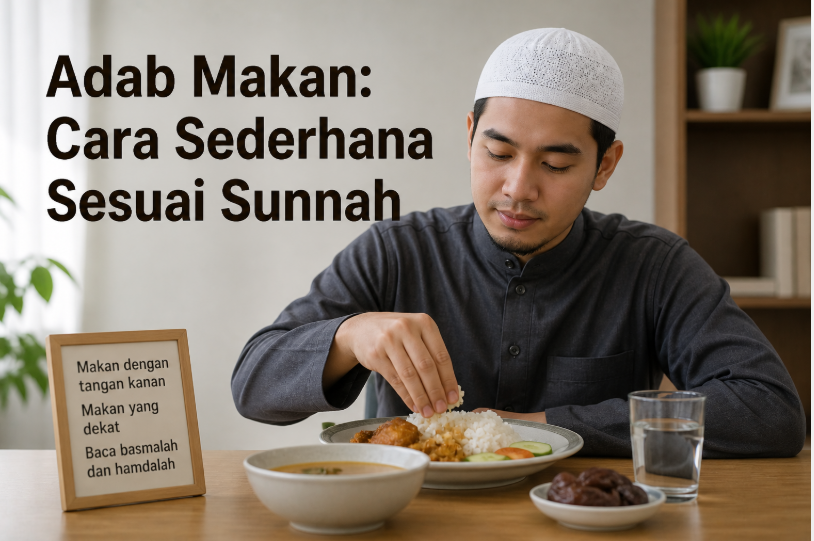 Adab Makan: Cara Sederhana Sesuai Sunnah