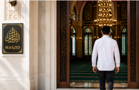 Bacaan Doa Masuk dan Keluar Masjid Sesuai Sunnah