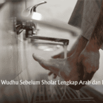 Niat Wudhu Sebelum Sholat Lengkap Arab dan Latin